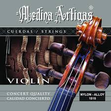 Medina Artigas – Cordes pour Violon MAVS1815 (Nylon / Alliage, Qualité Concert)
