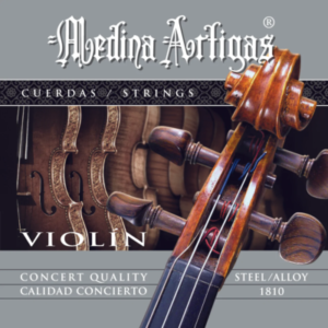 Medina Artigas – Cordes pour Violon MAVS1810 (Acier / Alliage – Qualité Concert)